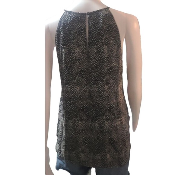 Joie Cualli Silk Printed Top in Caviar - Picture 4 of 6